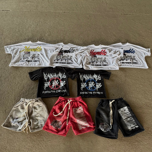 Remain Humble Boxy Tees